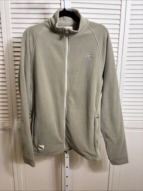 Tracksmith Men's Franklin Fleece Full Zip Athletic Running Jacket Medium